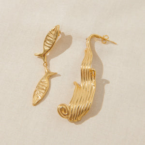 A Tale of Two Fish Earrings